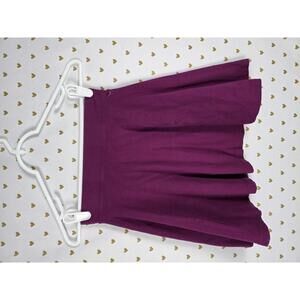 Victorias Secret Pink PURPLE Flowy Skirt Dog Log Embroidered XS